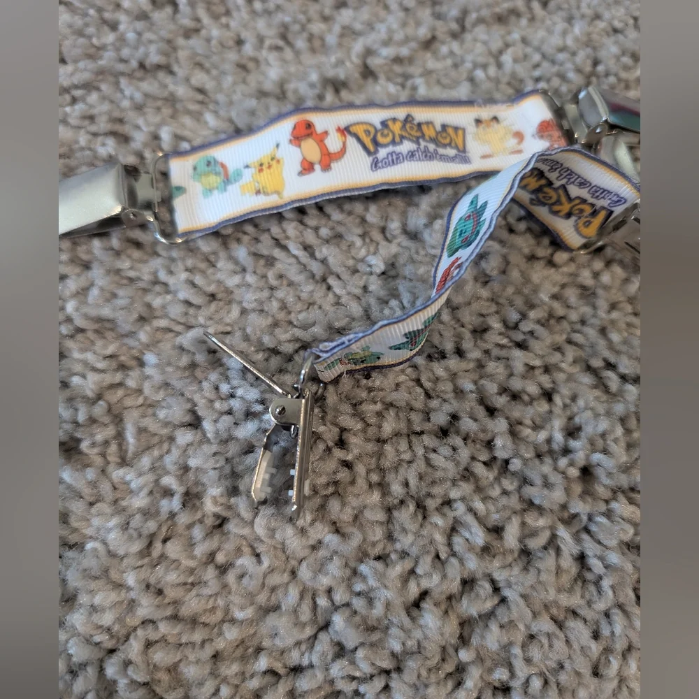 🎈3/$15🎈New! Pokemon winter mitten glove clips to jacket coat handmade keepers